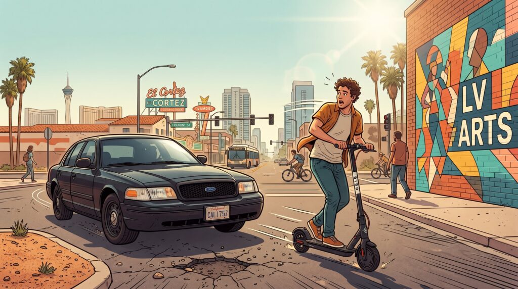 Las Vegas Scooter Crash Liability | Nevada Scooter Injury Lawyer