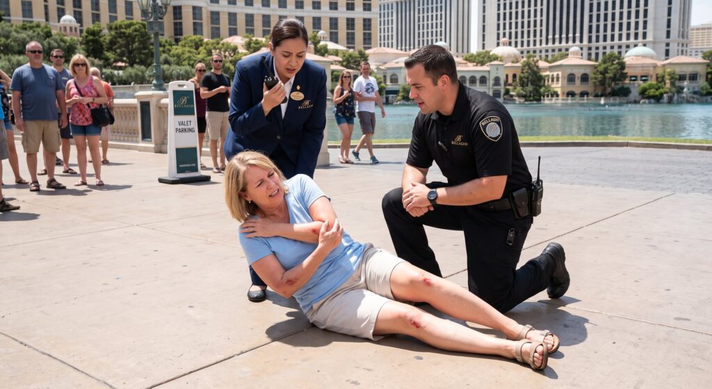 Las Vegas Pavement Burn Injury Lawyer | Bellagio Premises Liability Attorney